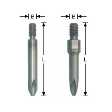 Insert bit PH-2, ZrN coated M-5, l-33 mm, shank 7,0 mm