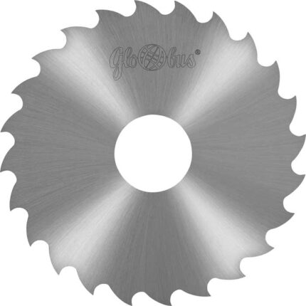 HSS slitting saw blades with tooth geometry B and Bw and rake angle 15° for metal cutting