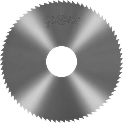 VHM slitting saw blades with tooth geometry A and rake angle 5° for metal cutting