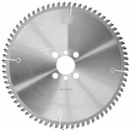 Multi purpose saw blades / Trapezoidal flat teeth negative 250x2.8x30 Z80